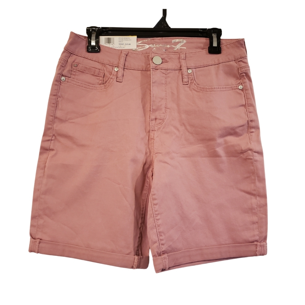 SEVEN7-Shorts NWT 9” Sunset Bermuda Size 8 Woman